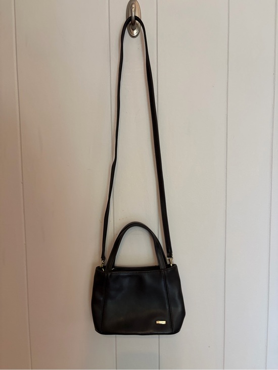 Nine West Handbags - Nine West Black Mini Top-Handle Crossbody Bag
